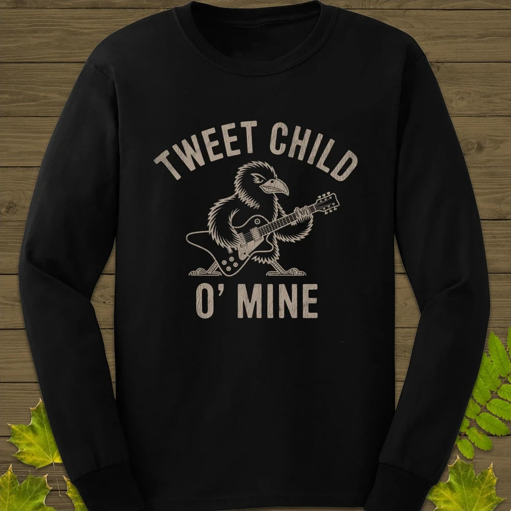 Tweet Child Long Sleeve Black