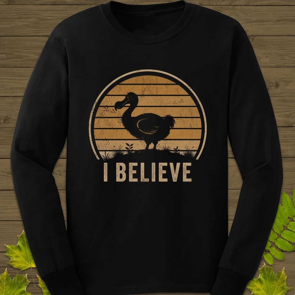 I Believe Long Sleeve Black
