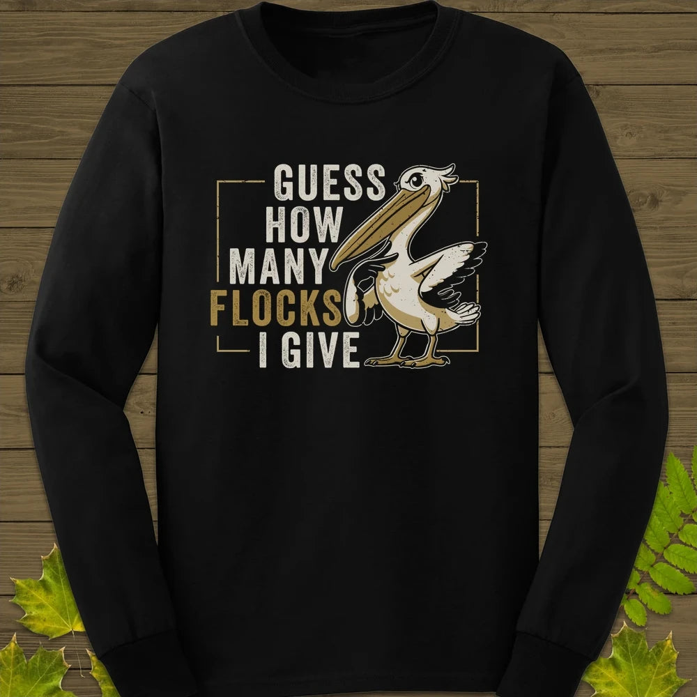How Many Flocks Long Sleeve Black
