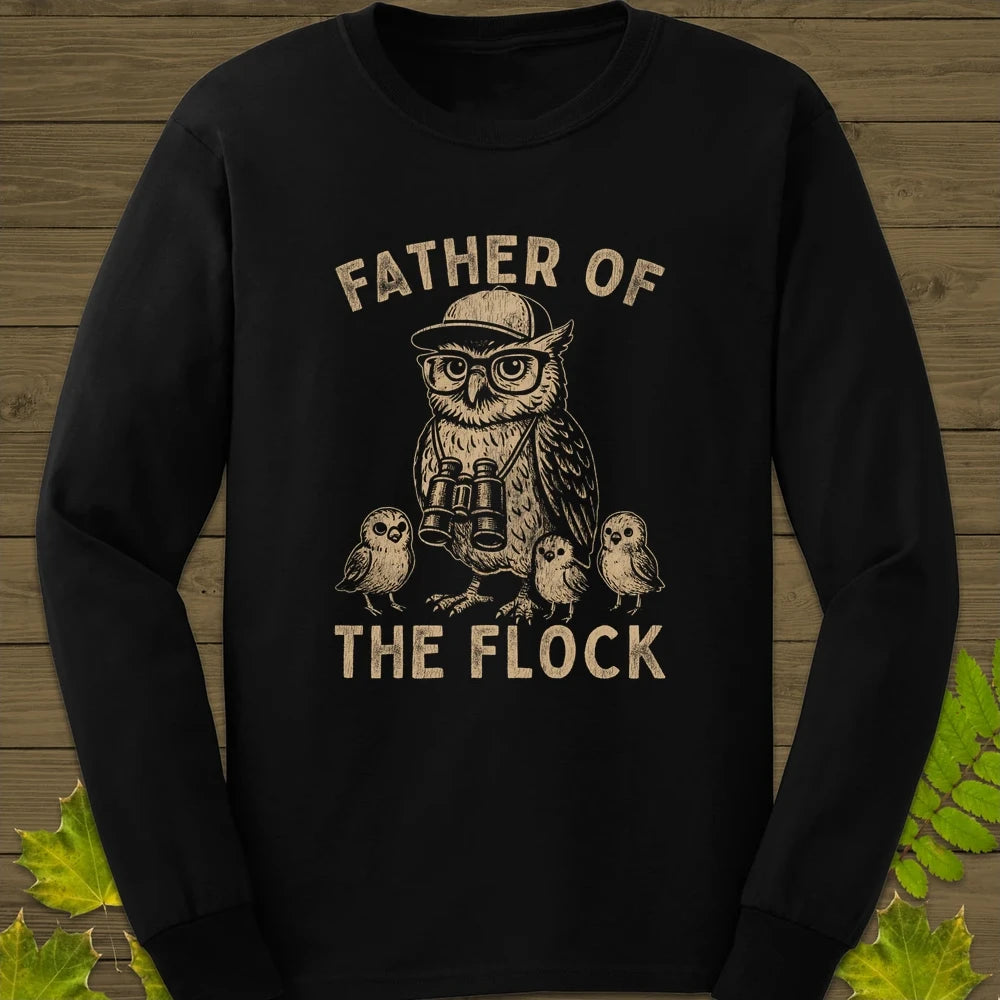 Father Of The Flock Long Sleeve Black