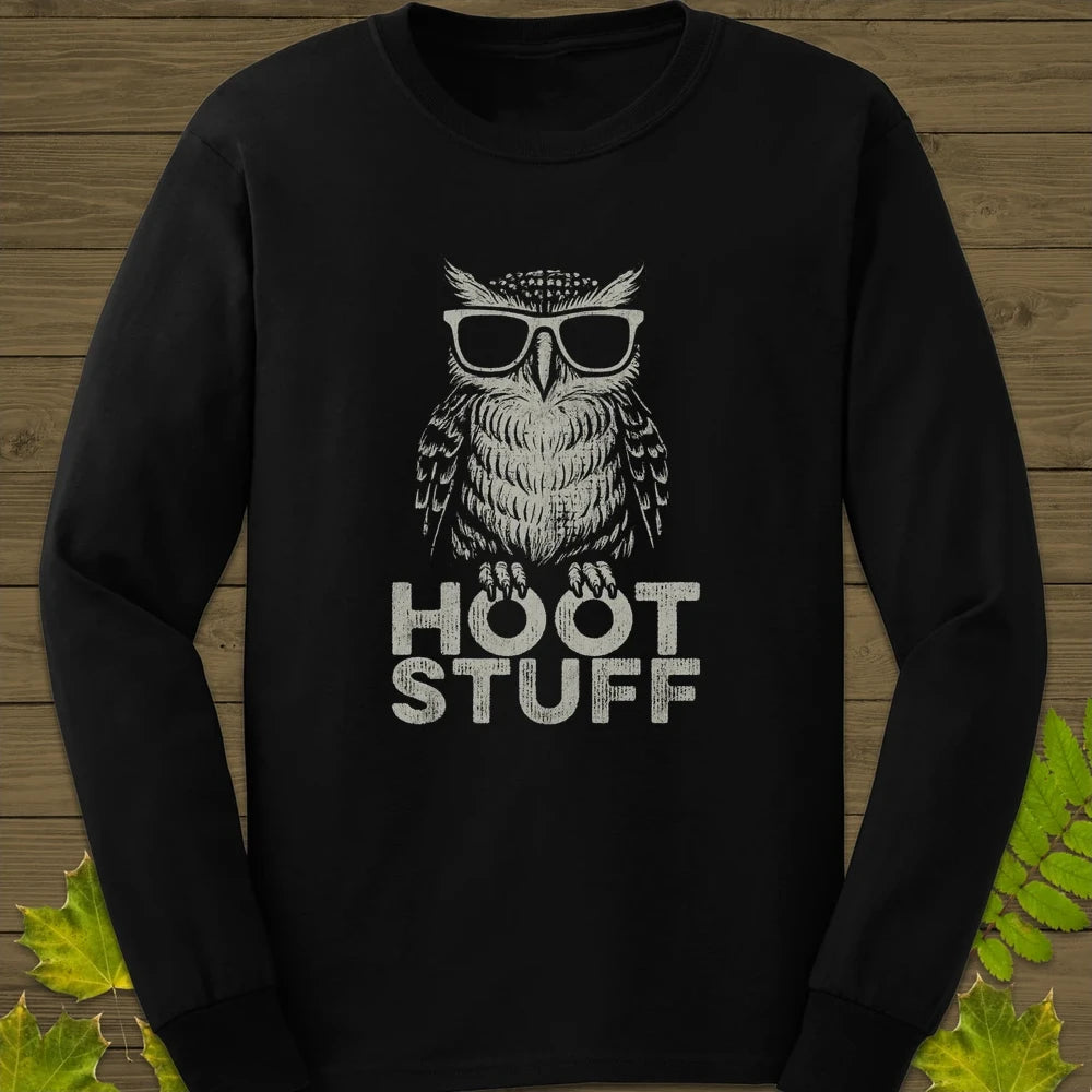 Hoot Stuff Long Sleeve Black