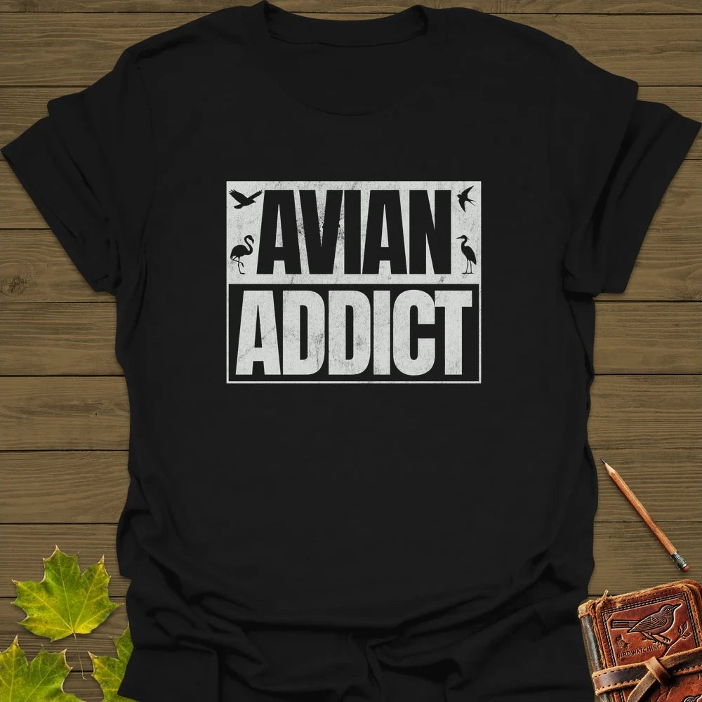 Avian Addict T-Shirt Black