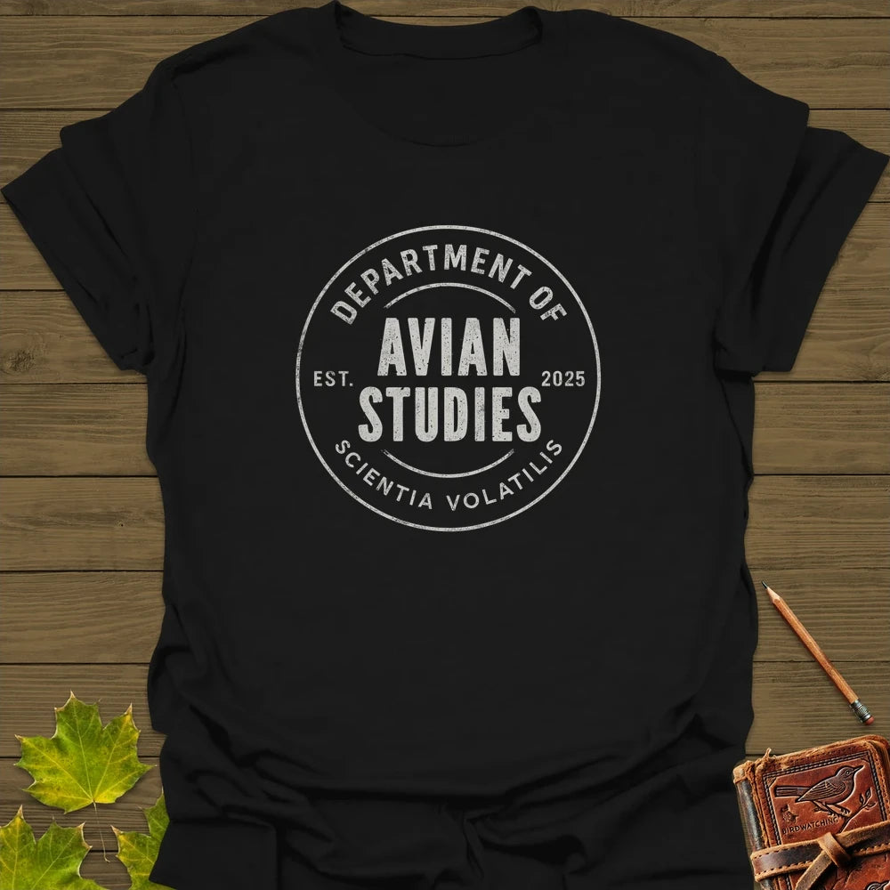 Avian Studies T-Shirt Black