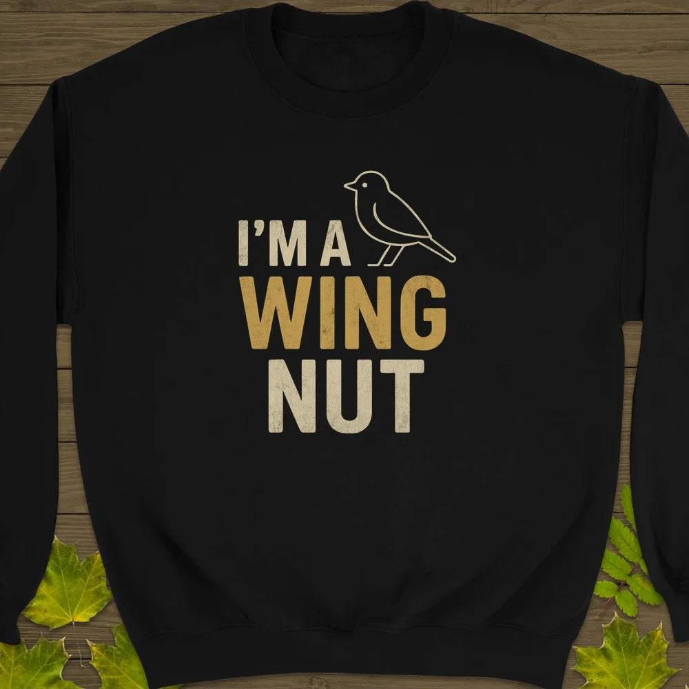 Wing Nut Crewneck Sweatshirt Black