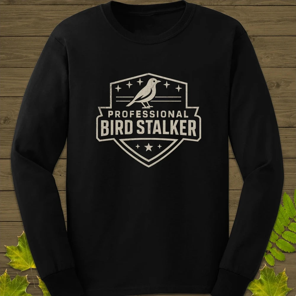 Bird Stalker Long Sleeve Black