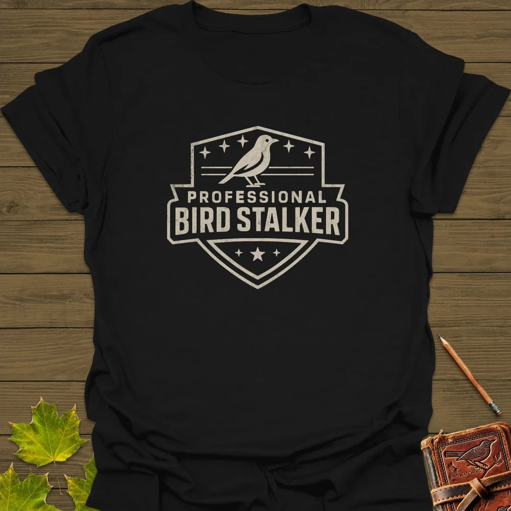 Bird Stalker T-Shirt Black