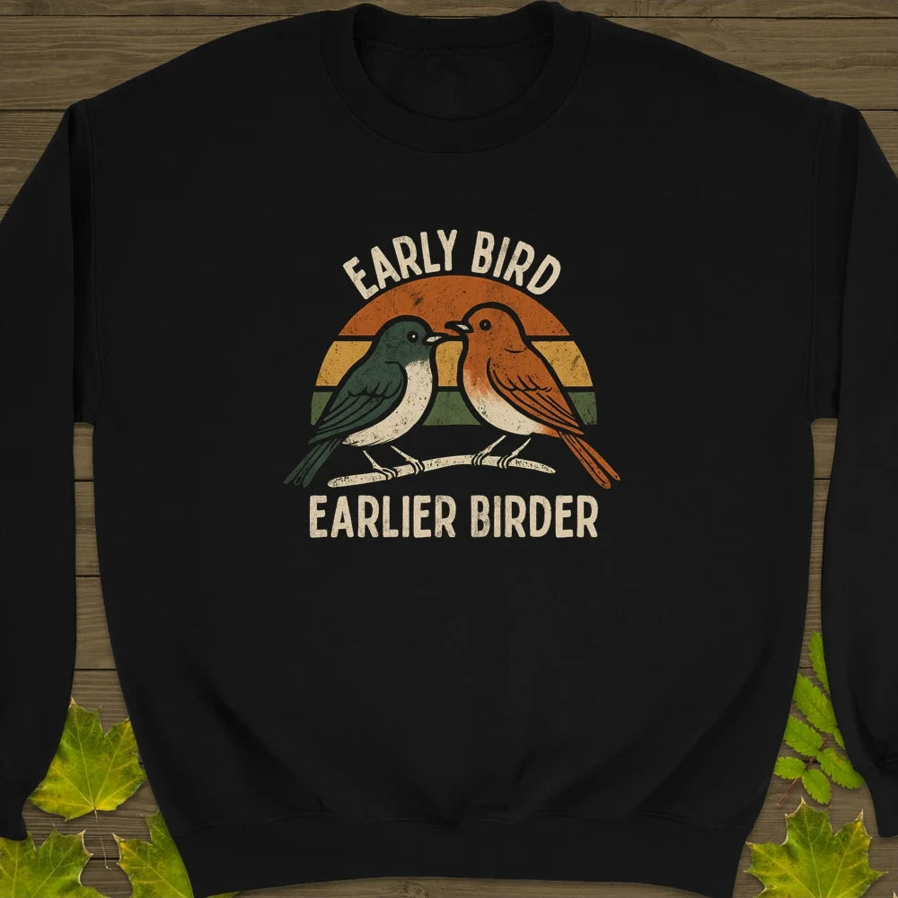 Earlier Birder Sweatshirt Black