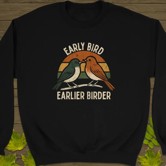 Earlier Birder Sweatshirt Black
