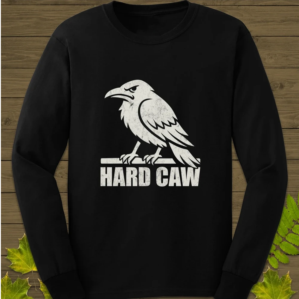 Hard Caw Long Sleeve Black