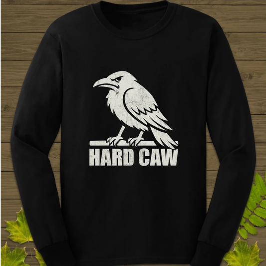 Hard Caw Long Sleeve Black