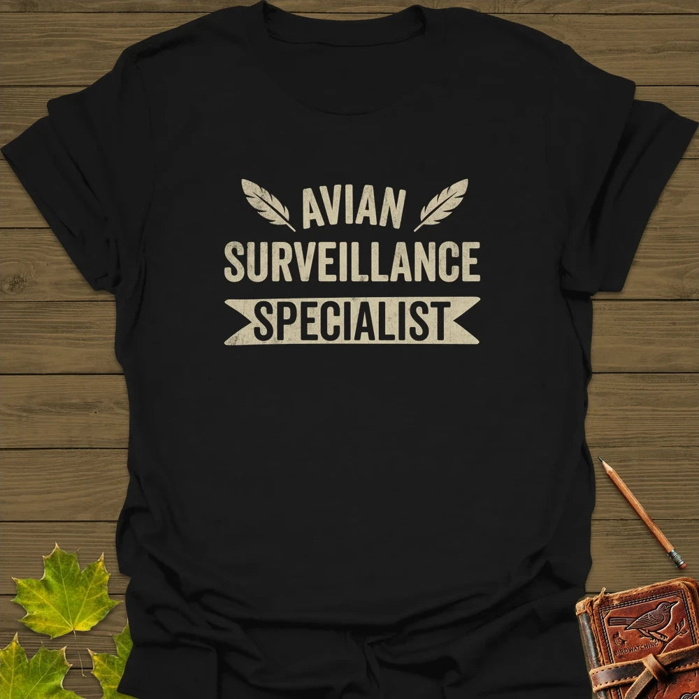 Avian Surveillance T-Shirt Black