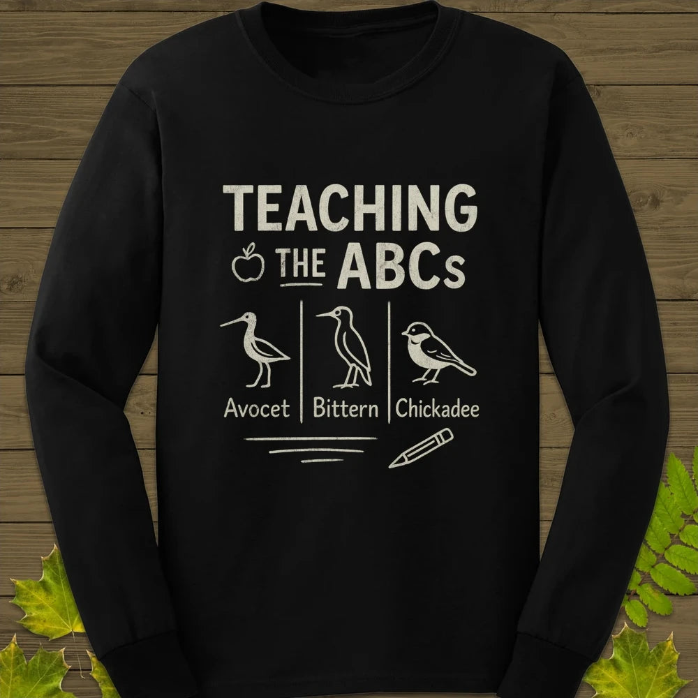 Teaching The ABCs Long Sleeve Black