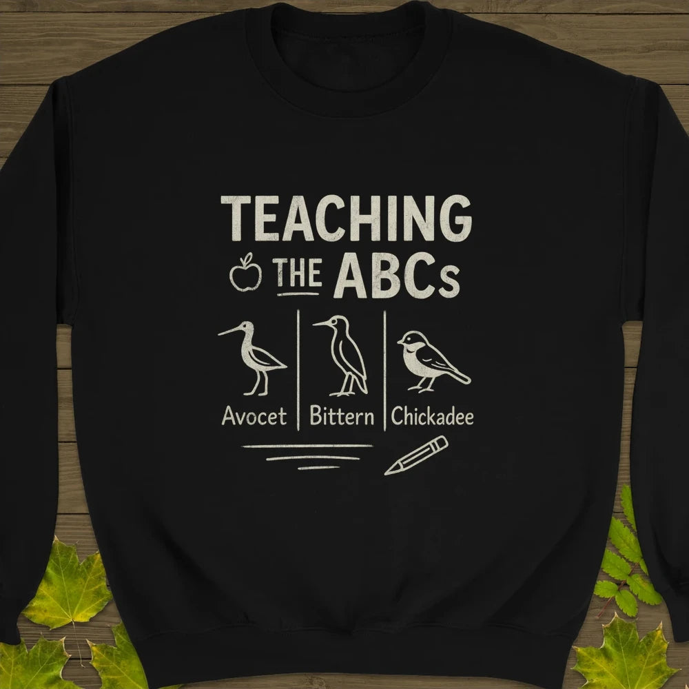 Teaching The ABCs Crewneck Sweatshirt Black