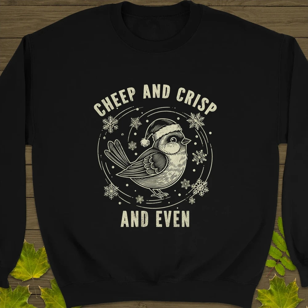 Cheep And Crisp Crewneck Sweatshirt Black