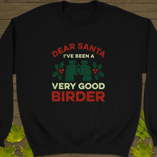 Dear Santa Sweatshirt Black