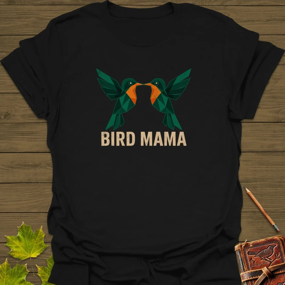 Bird Mama T-Shirt Black