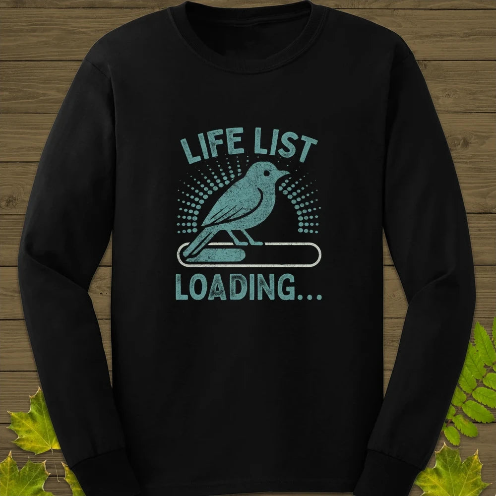 Life List Loading Long Sleeve Black
