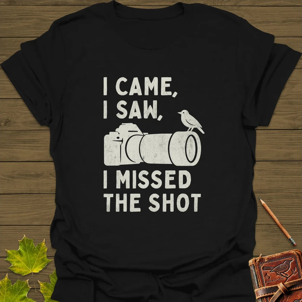 Missed The Shot T-Shirt Black