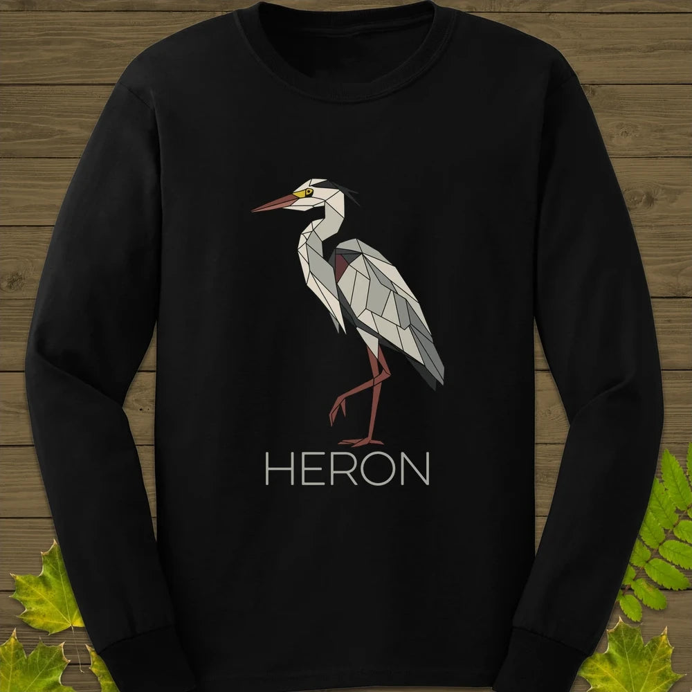 Heron Haze Long Sleeve Black
