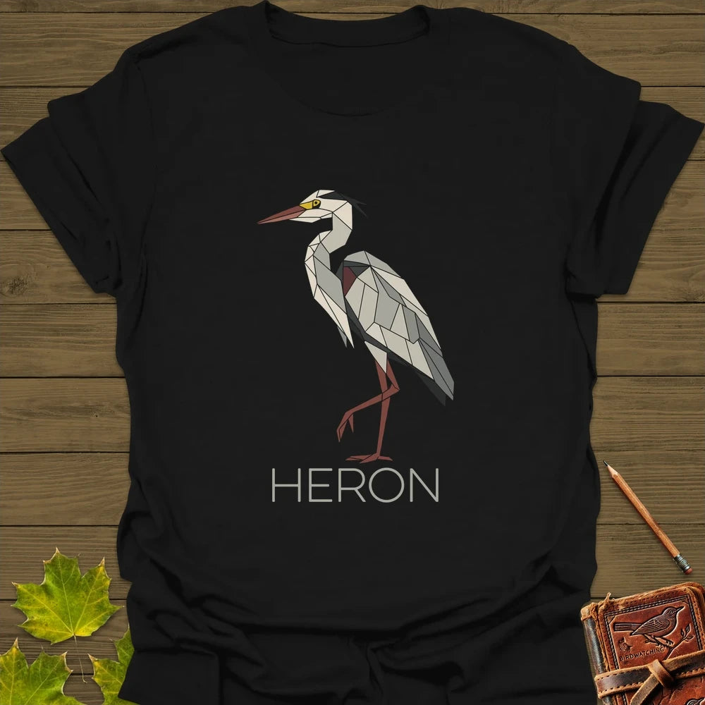 Heron Haze T-Shirt Black