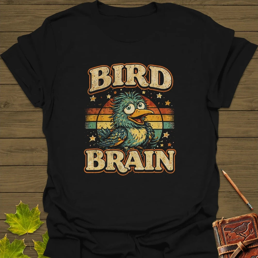 Bird Brain T-Shirt - Black