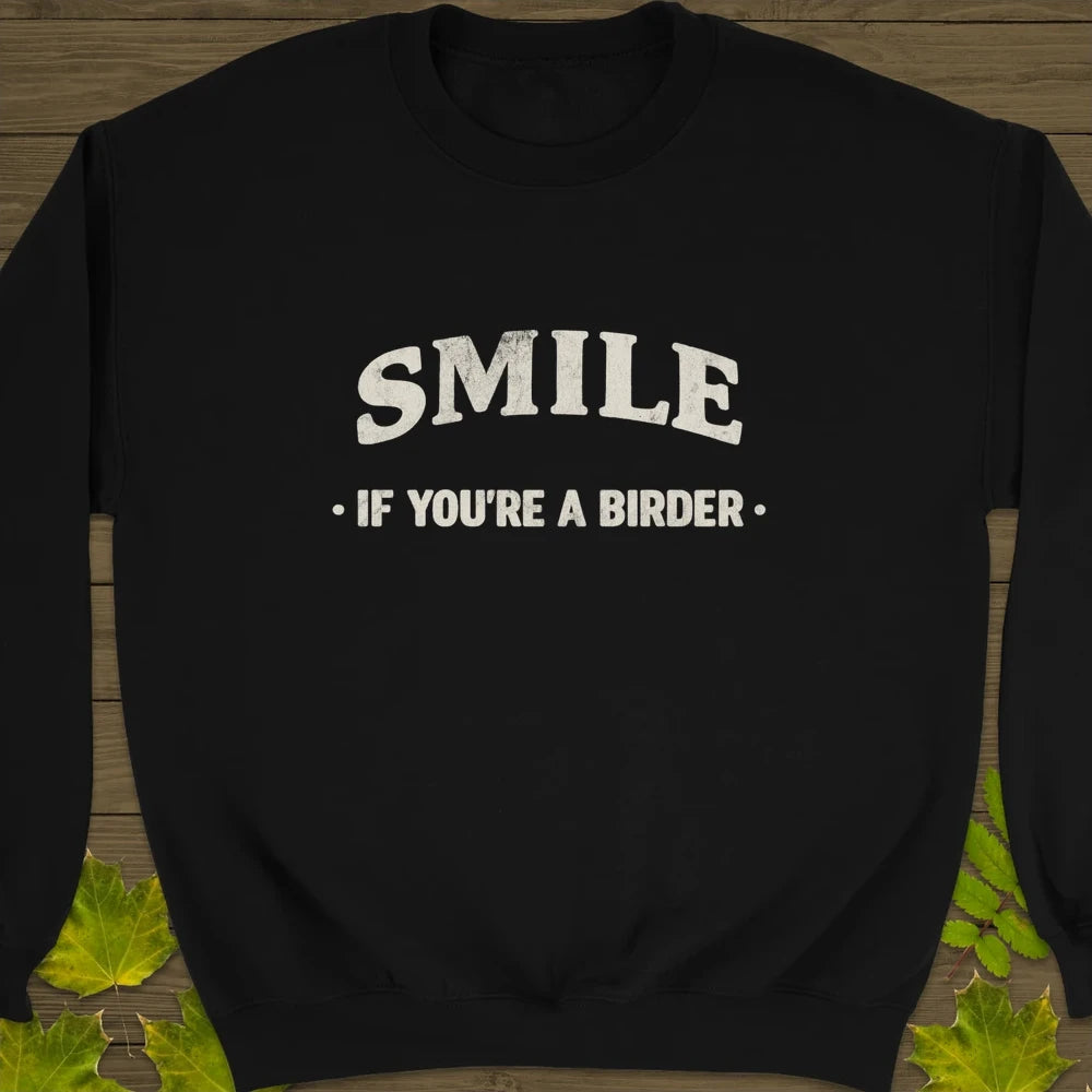 Smile Crewneck Sweatshirt Black
