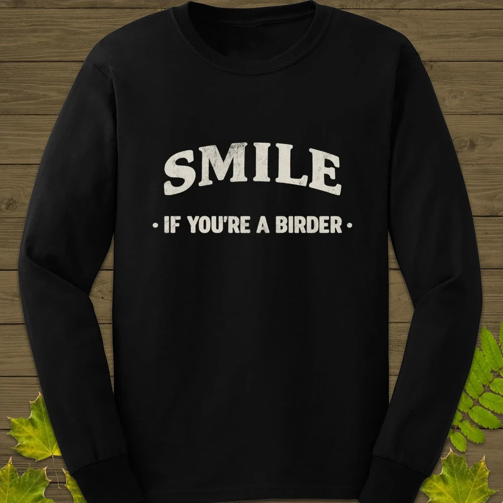 Smile Long Sleeve Black