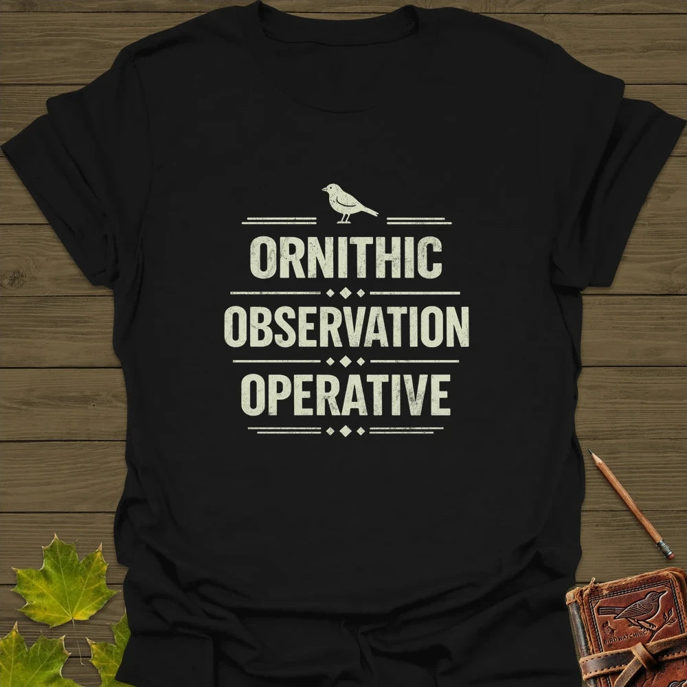 Ornithic Observation T-Shirt Black