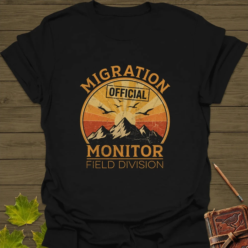 Migration Monitor T-Shirt Black