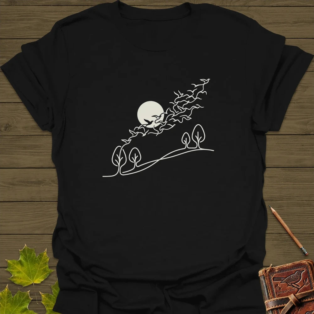 In Flight T-Shirt Black