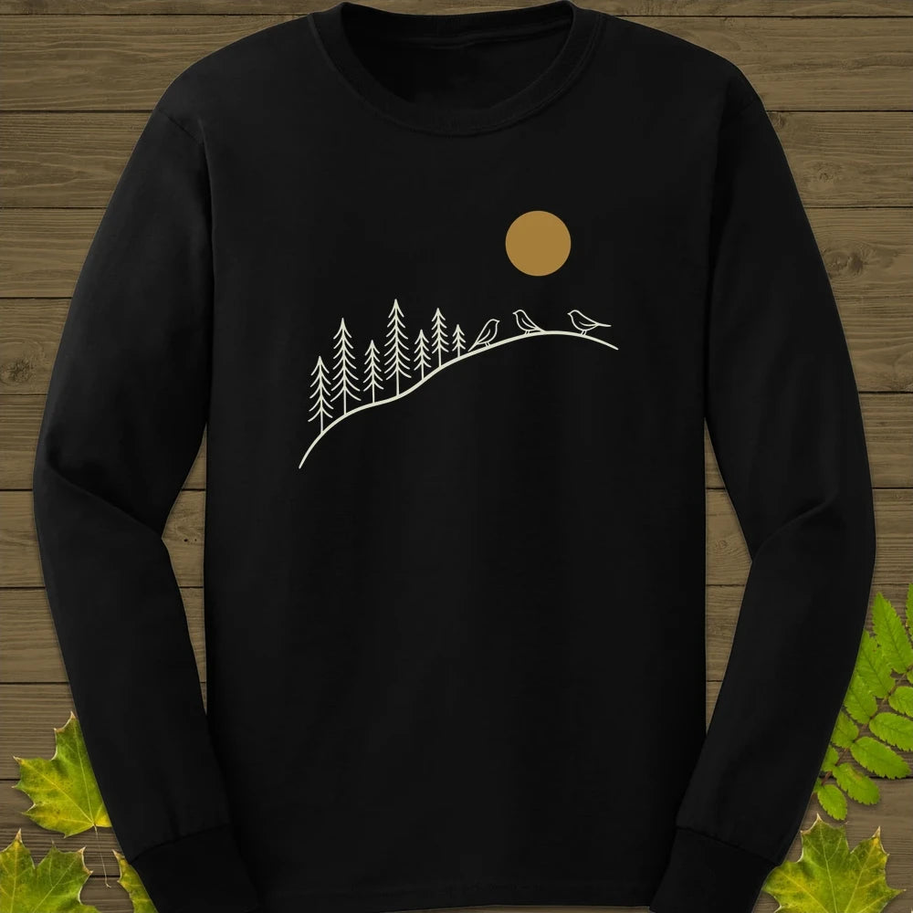 Morning Perch Long Sleeve Black