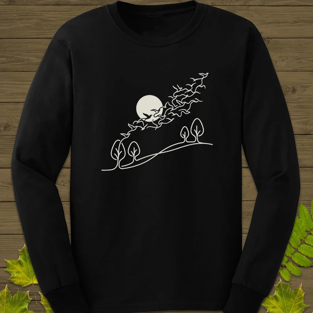 In Flight Long Sleeve Black