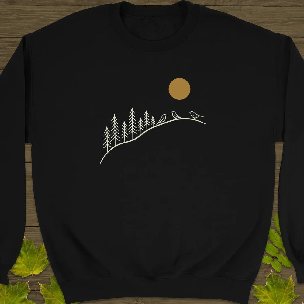 Morning Perch Sweatshirt Black