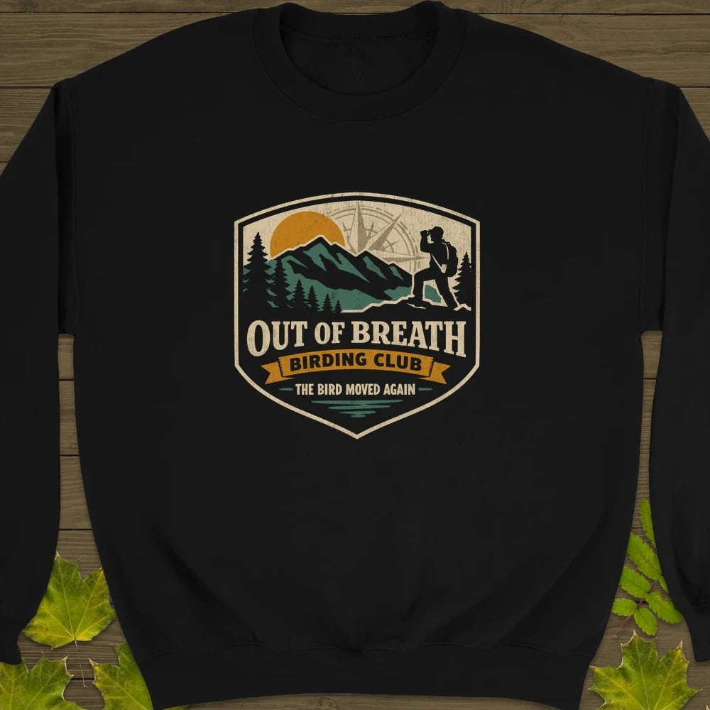 Out Of Breath Sweatshirt Black