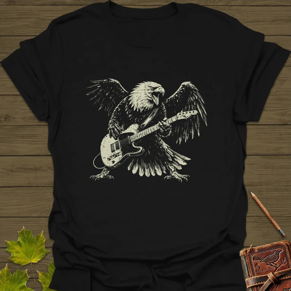 Eagle Guitar Hero T-Shirt Black
