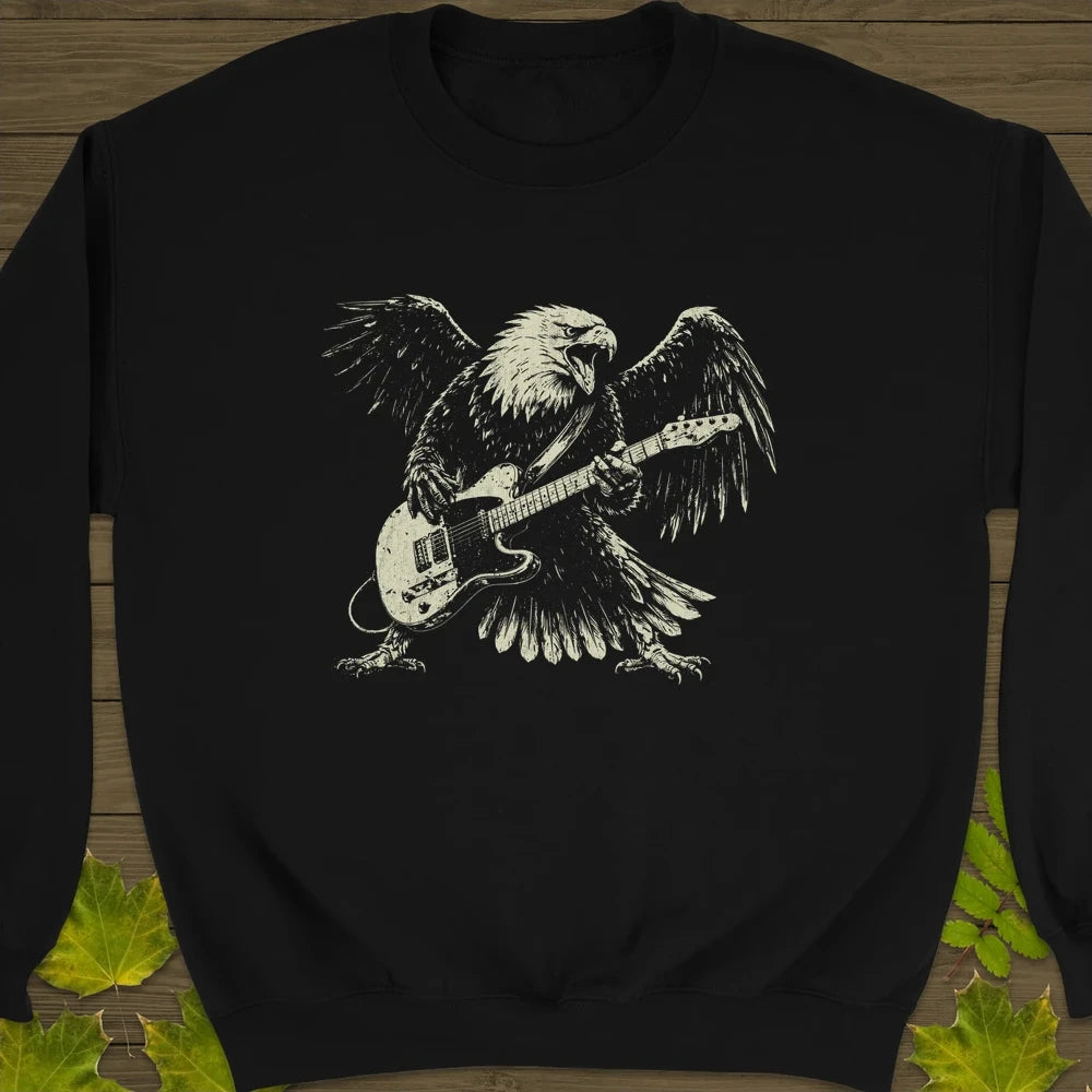 Eagle Guitar Hero Sweatshirt Black