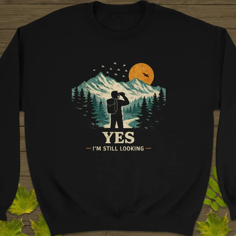 Still Looking Sweatshirt Black