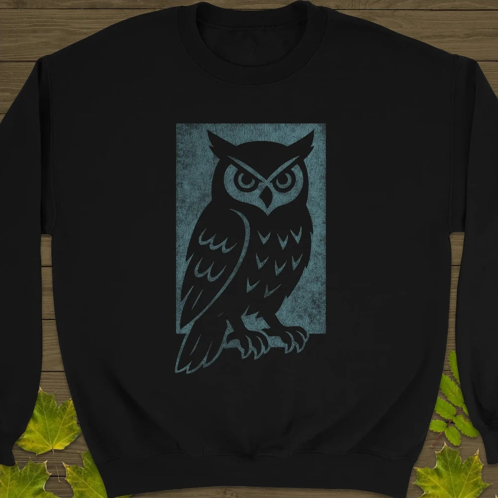 Shadow Owl Sweatshirt Black