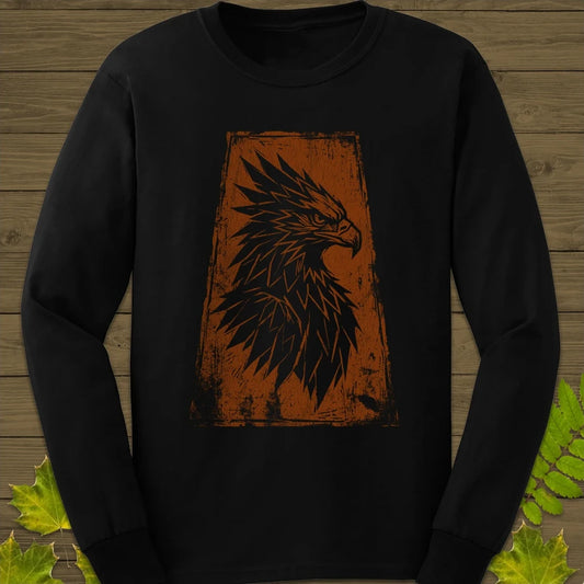 Tribal Eagle Long Sleeve Black