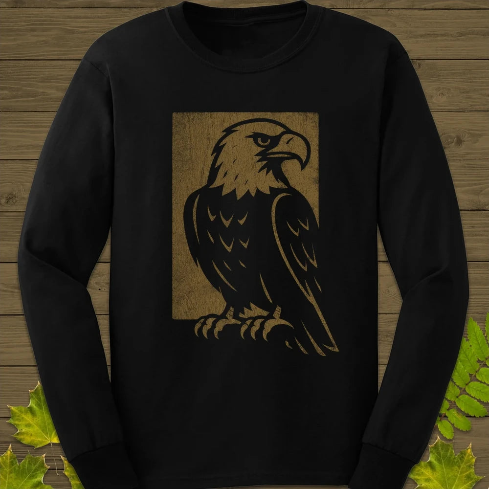Watchful Eagle Long Sleeve Black