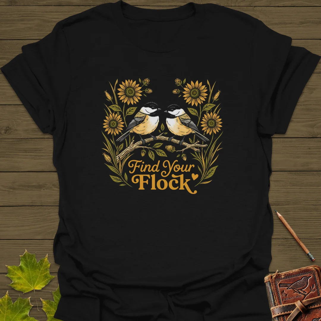 Find Your Flock T-Shirt Black