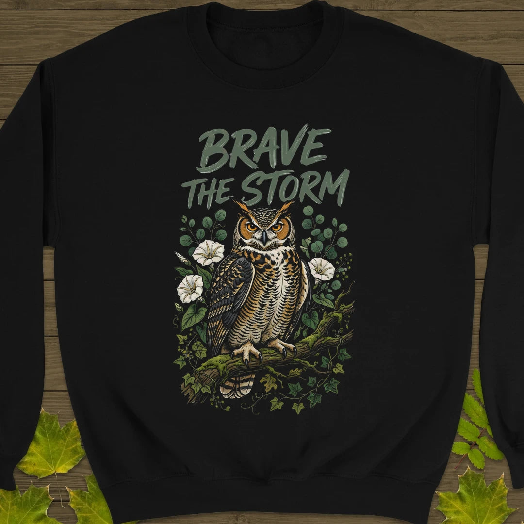 Brave The Storm Sweatshirt Black