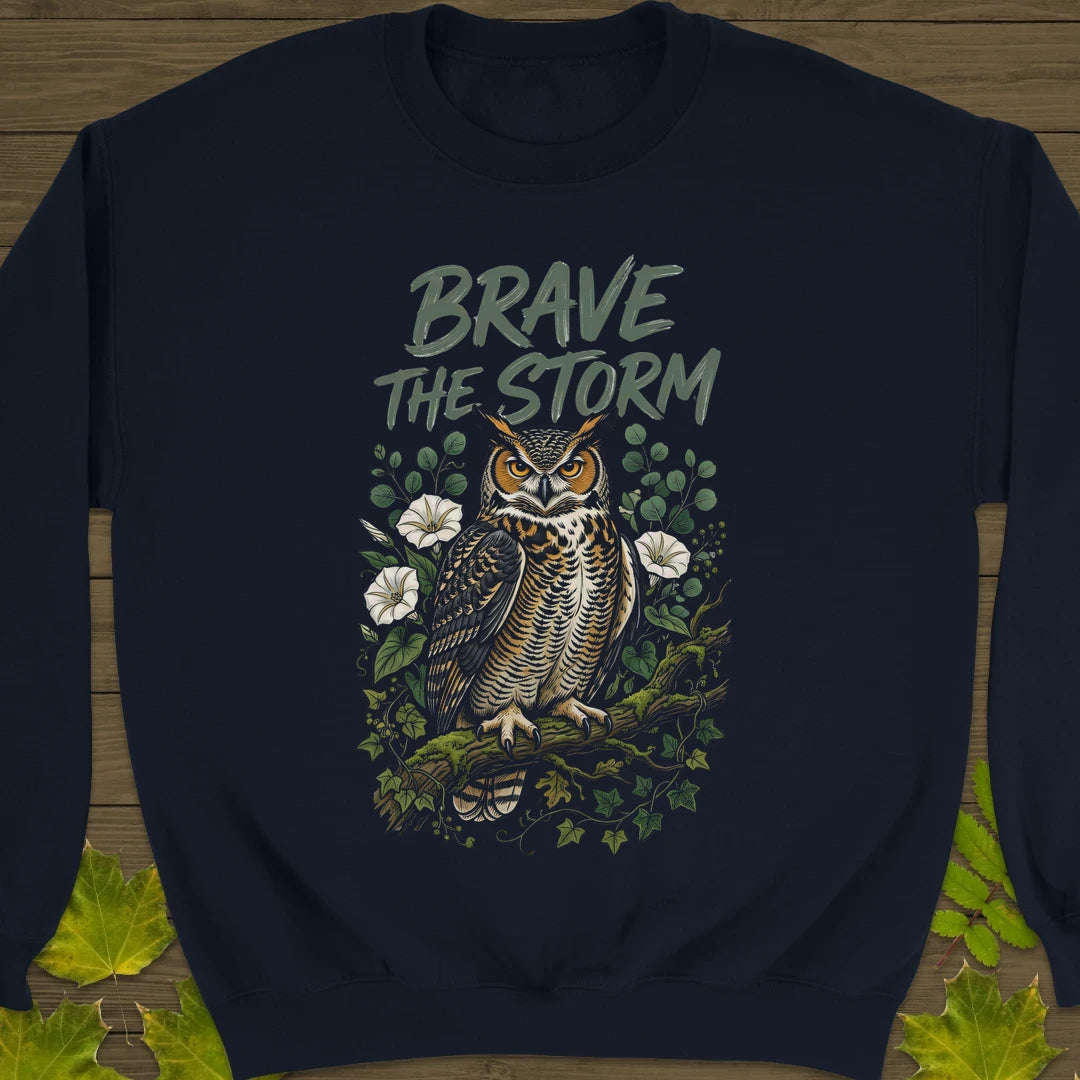 Brave The Storm Sweatshirt Navy