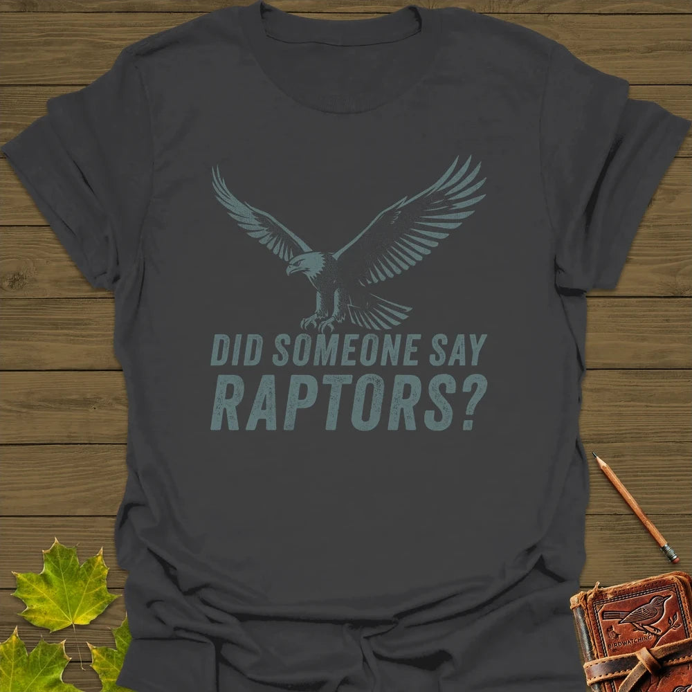 Say Raptors T-Shirt Charcoal