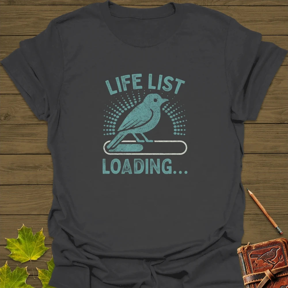 Life List Loading T-Shirt Charcoal