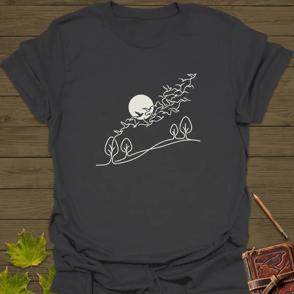 In Flight T-Shirt Charcoal