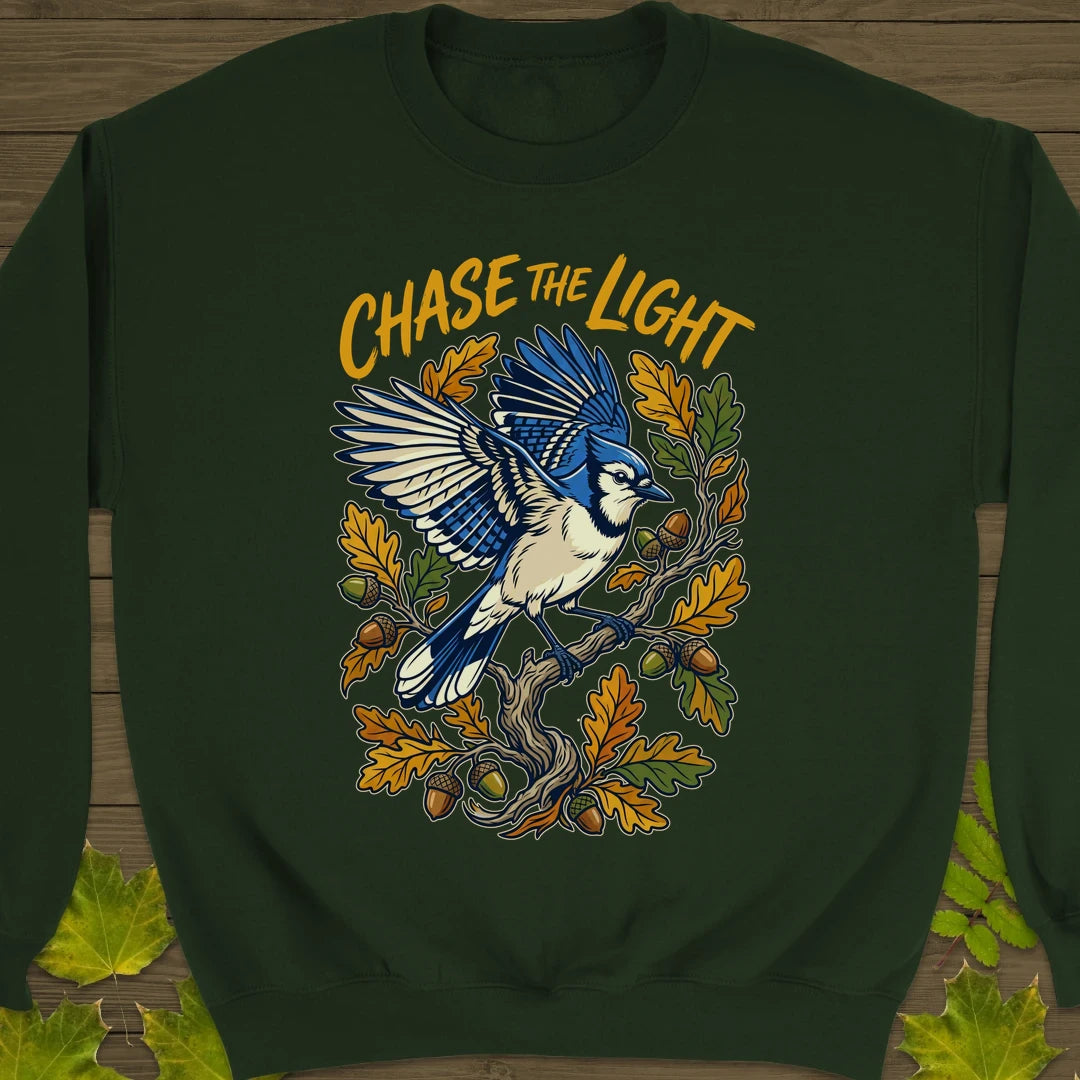 Chase The Light Sweatshirt Forest Green