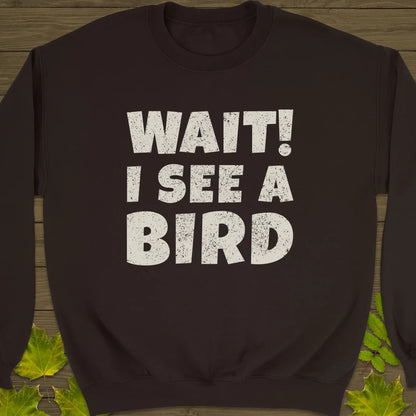 I See A Bird Crewneck Sweatshirt Dark Heather