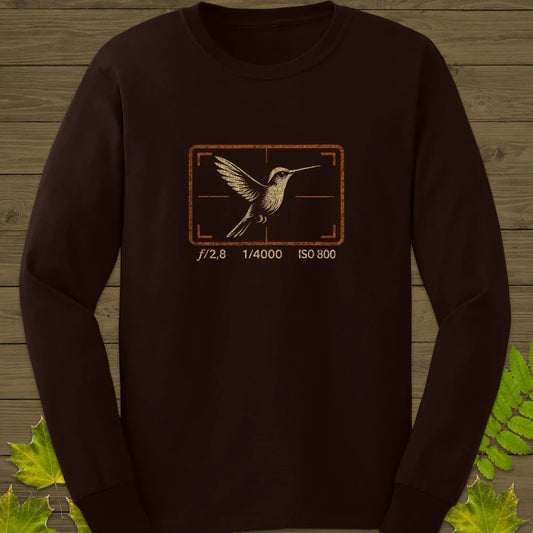 Hummingbird Photography Long Sleeve Dark Chocolate