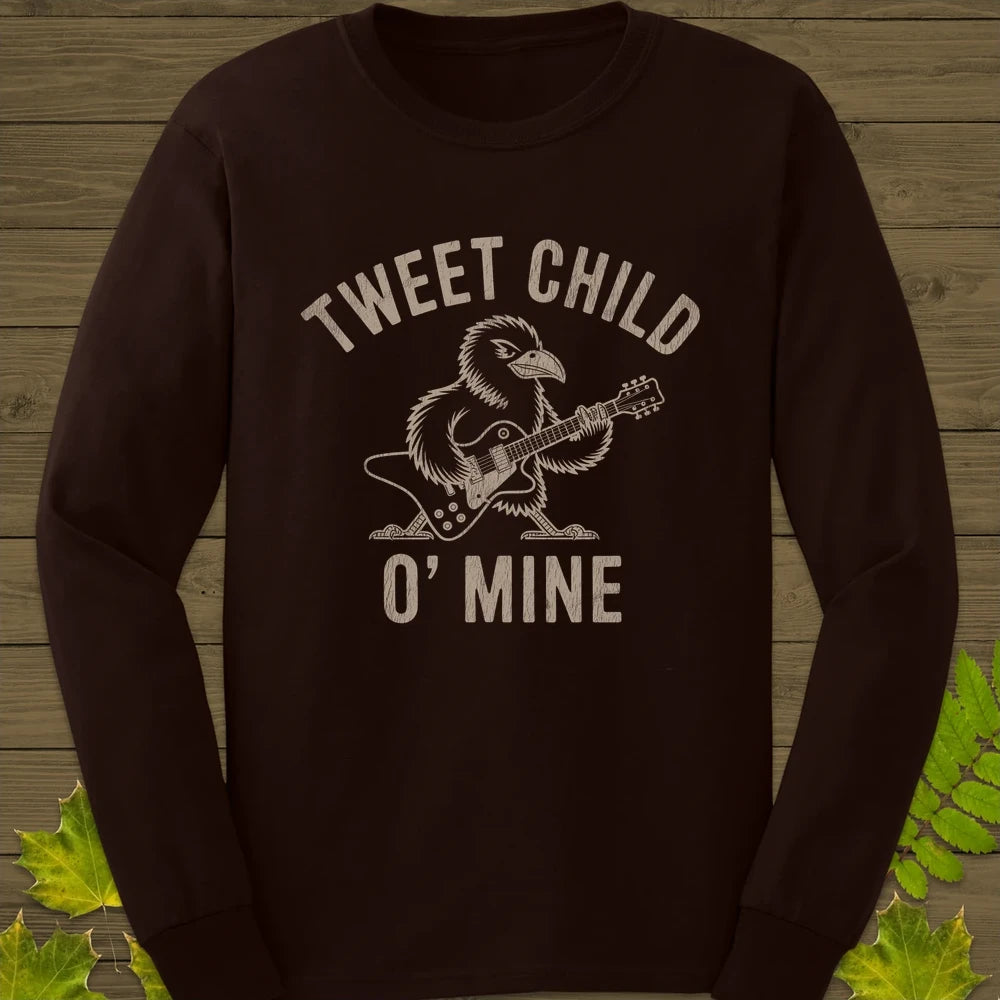 Tweet Child Long Sleeve Dark Chocolate